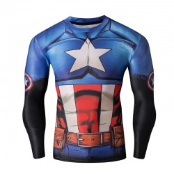  Компрессионная кофта Captain America